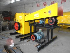 如何要保持大石块破碎机的给料均匀呢?